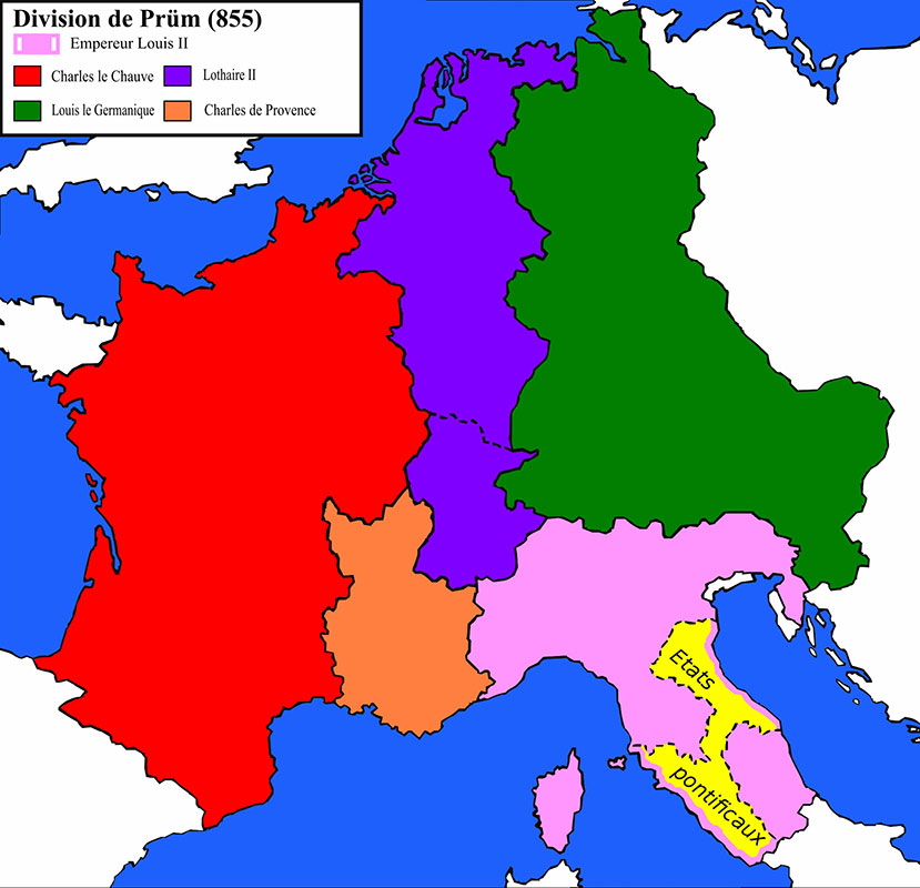treaty of prum partition 855
