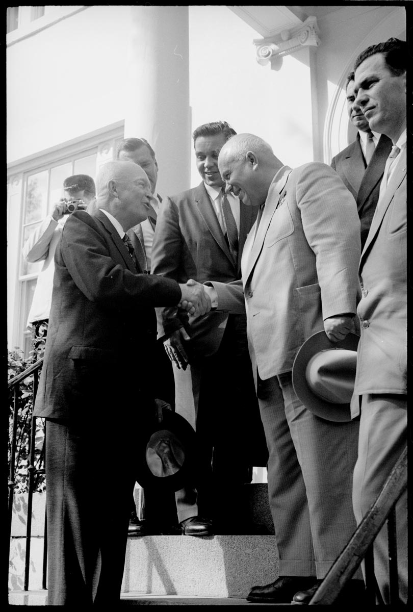 trikosko marion khrushchev eisenhower photograph