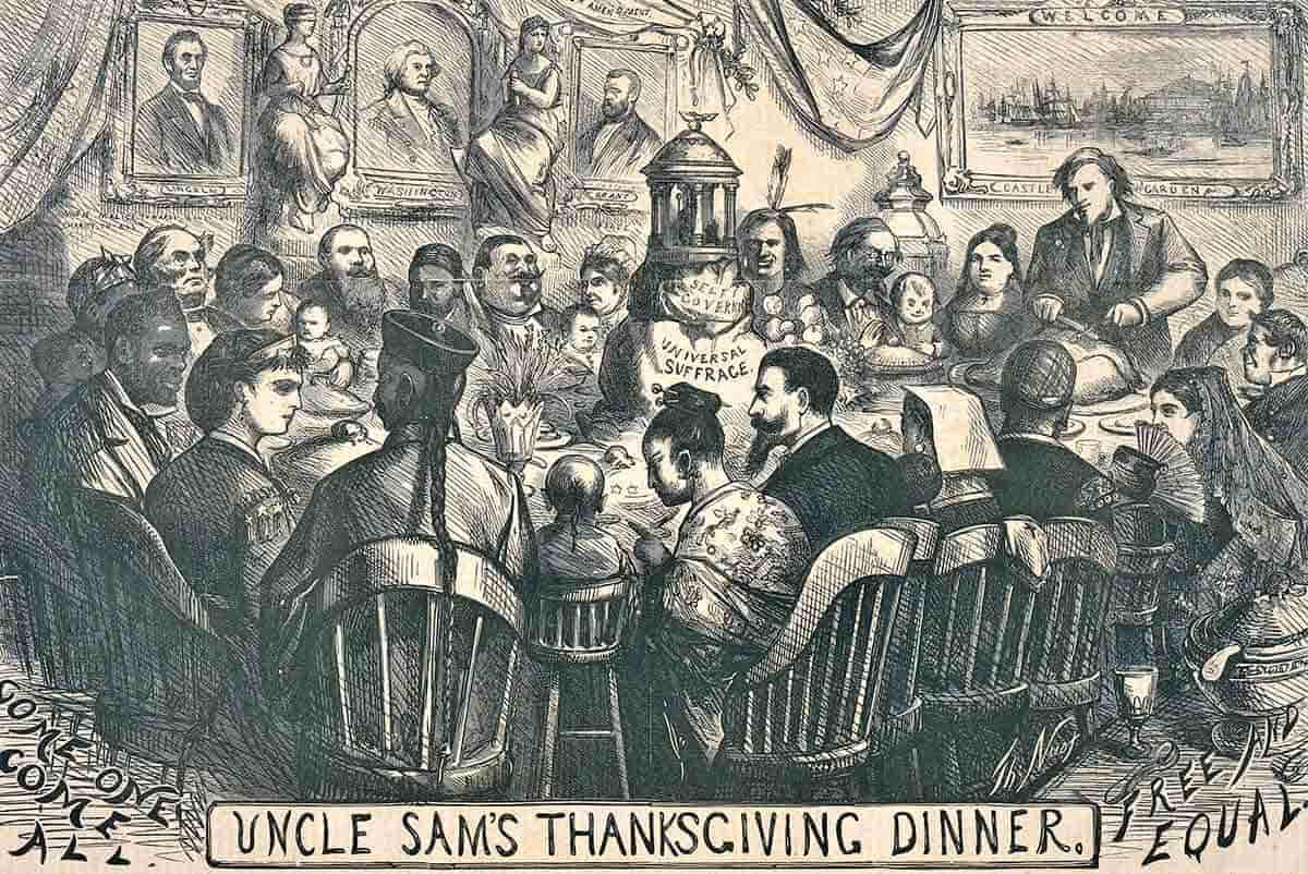 uncle sams thanksgiving dinner
