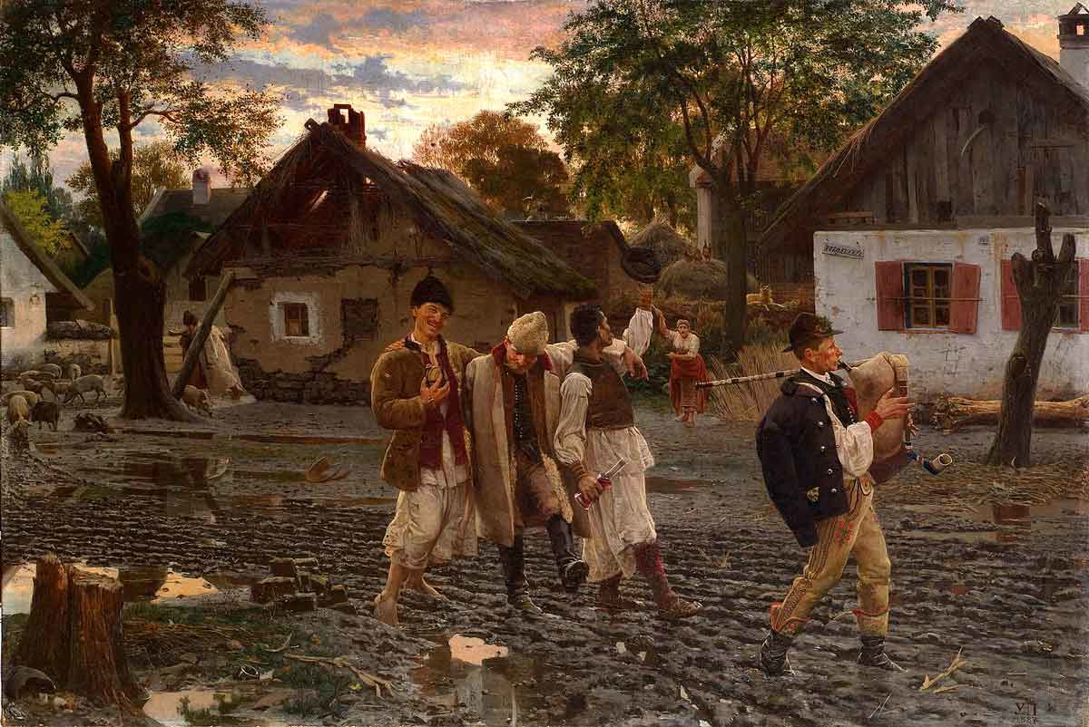 uros predic happy brothers painting