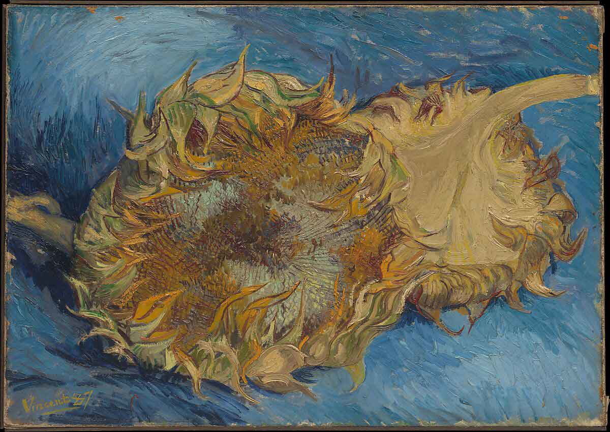 van gogh sunflowers 1887 painting