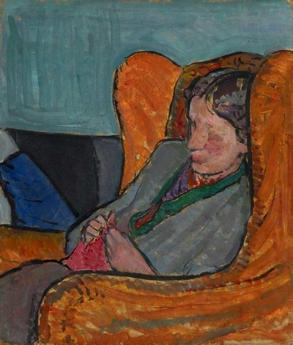 vanessa bell virginia woolf armchair painting