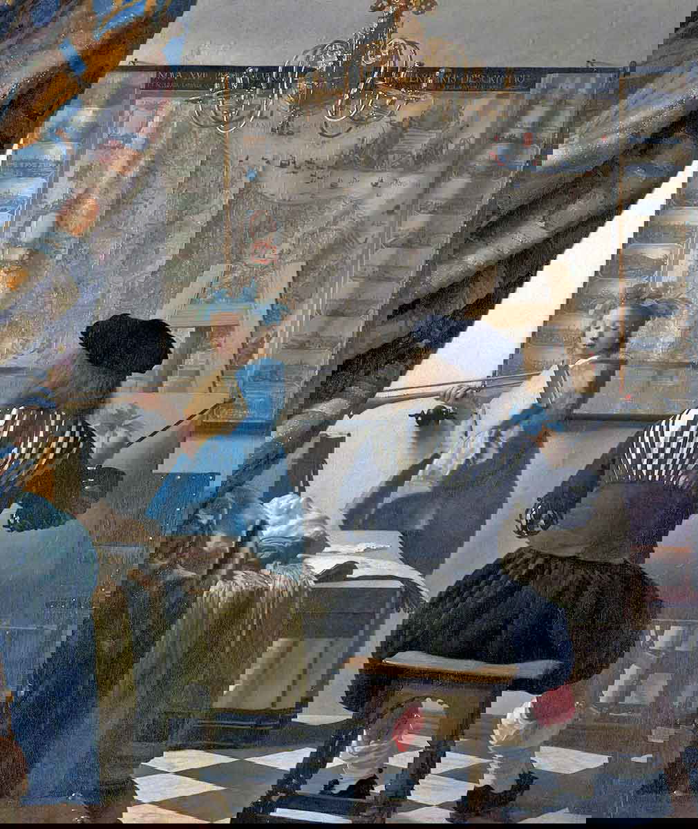 vermeer art of painting