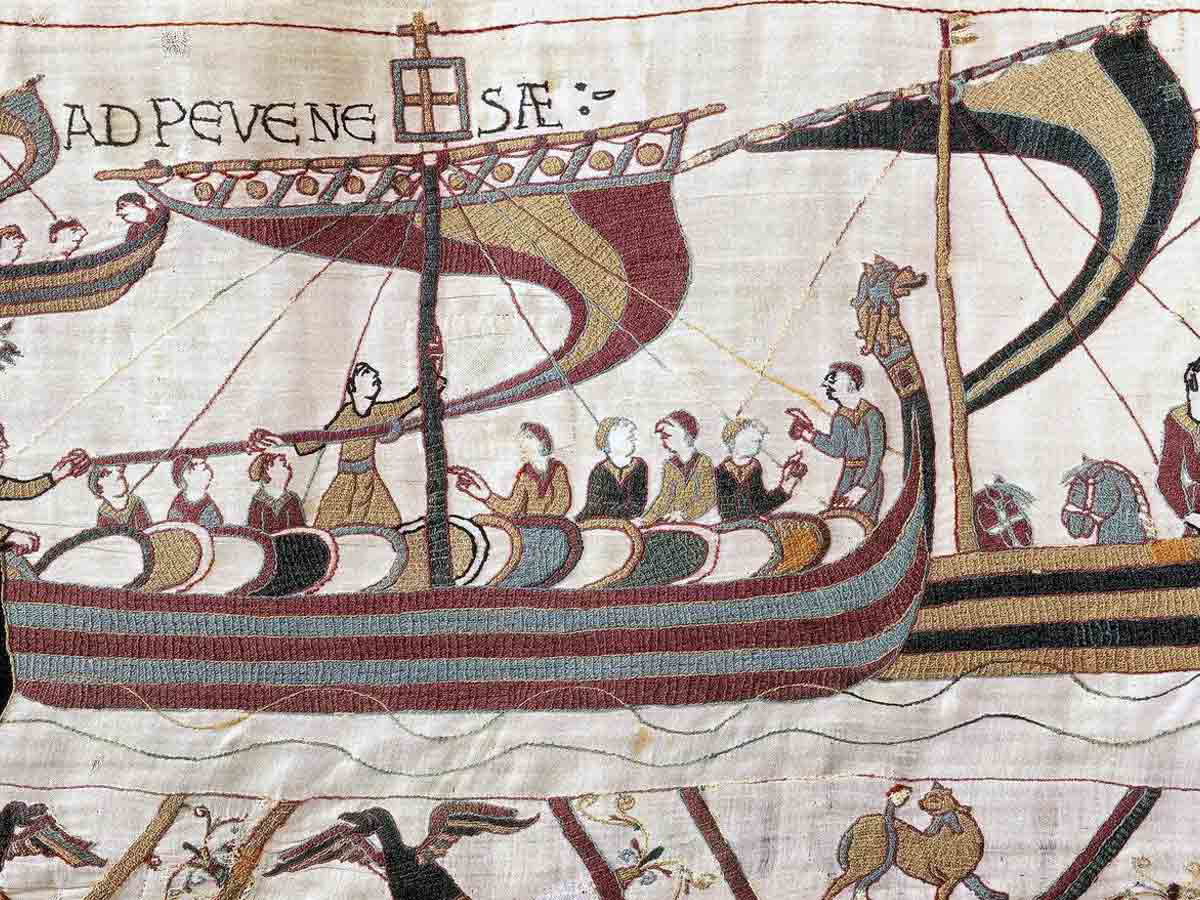 viking ship invasion fleet