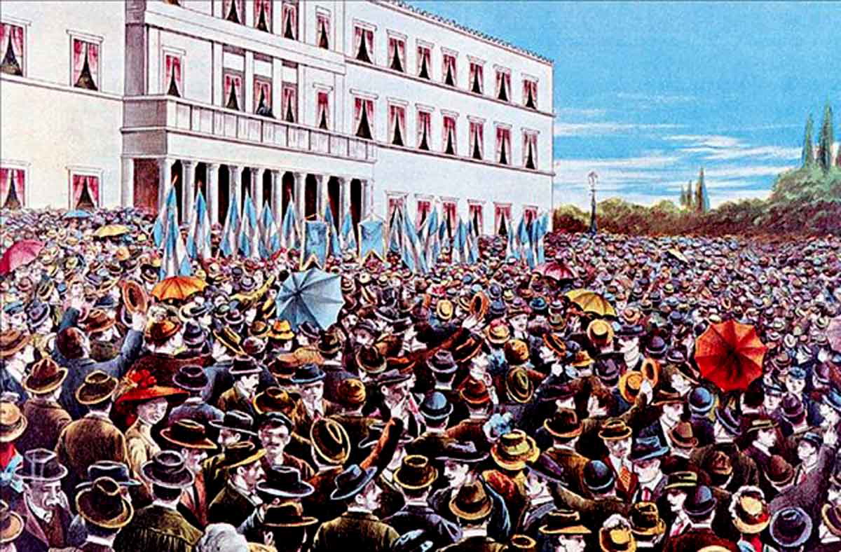 14 september rally lithograph
