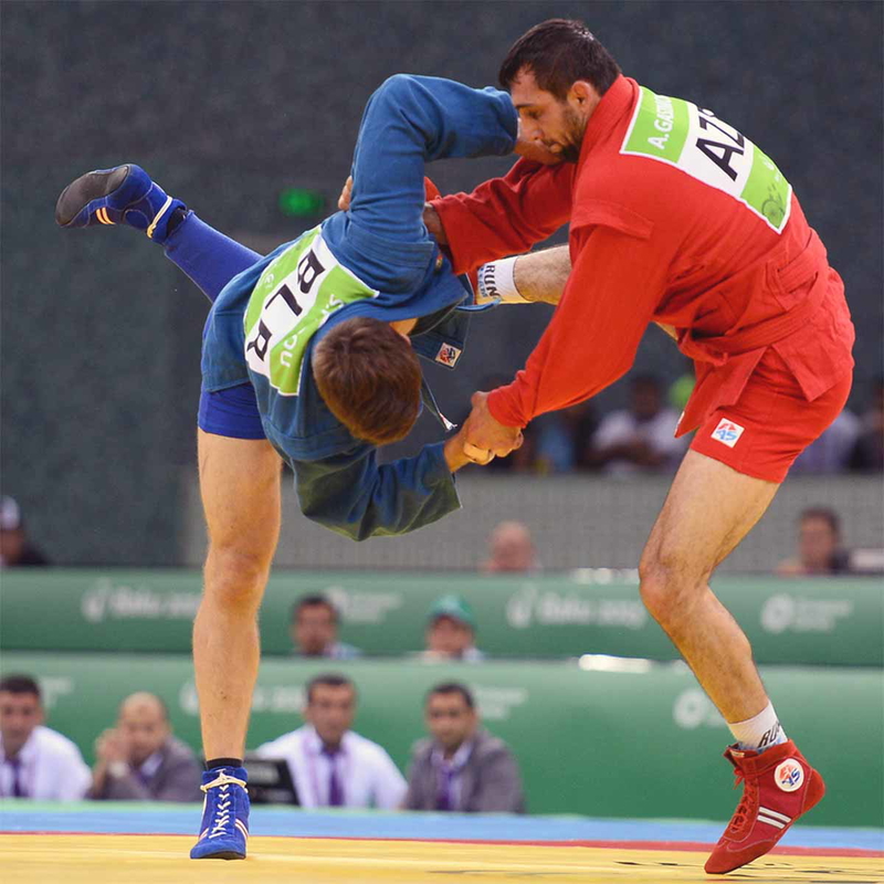 Precursor to MMA? Sambo at the European Games (2015), Source: Wikimedia Commons