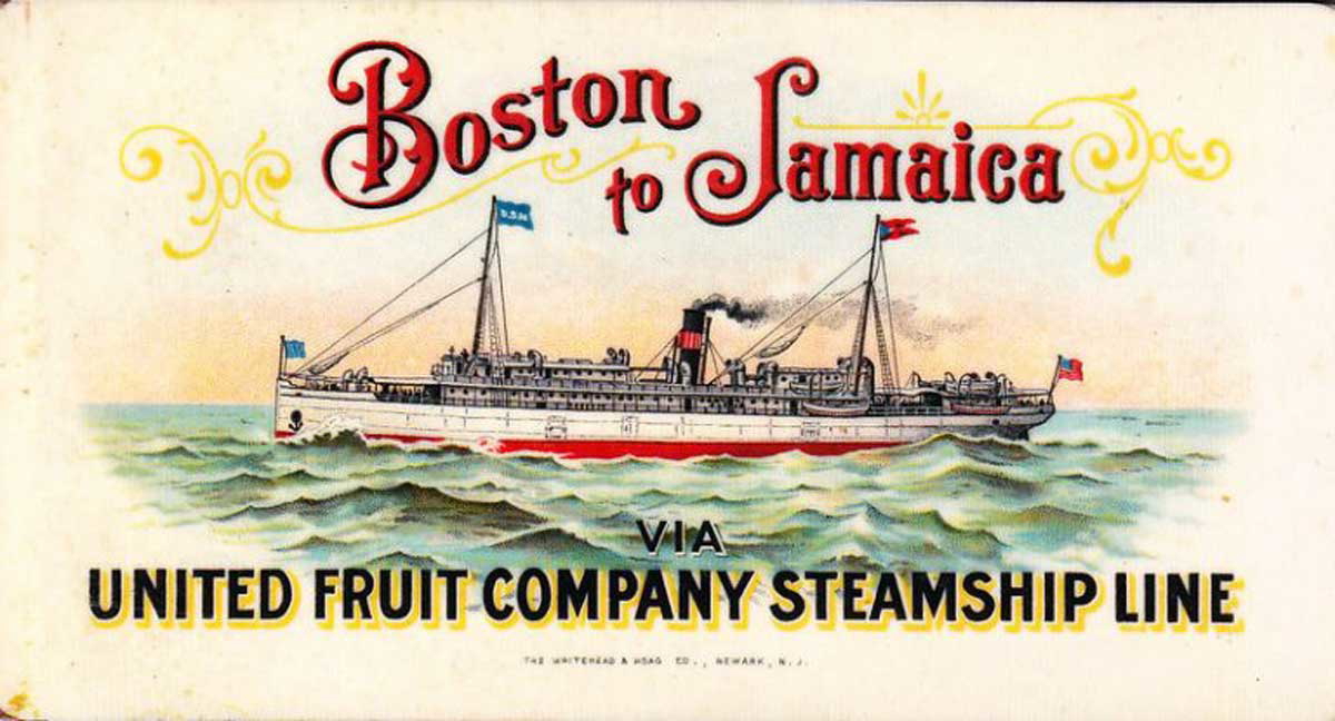 United fruit company cruise steamer boston jamaica photo