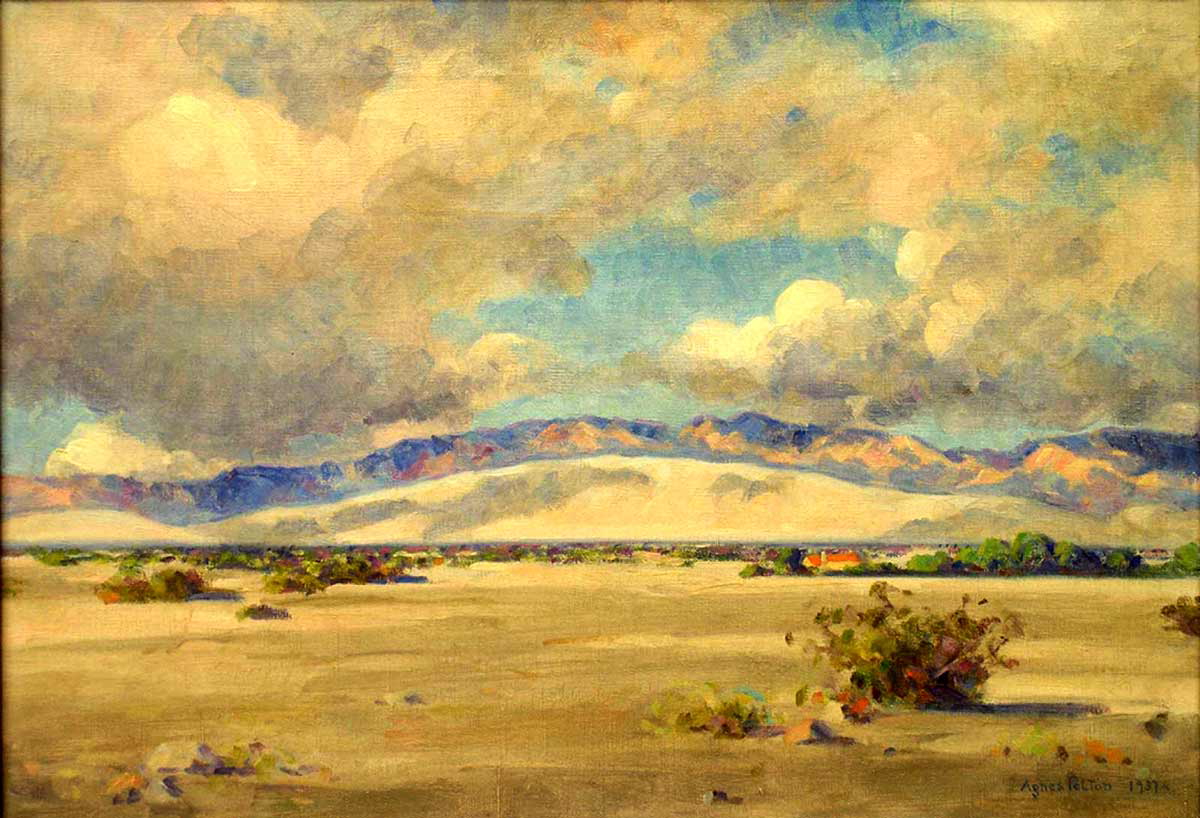 agnes pelton desert landscape edom hill