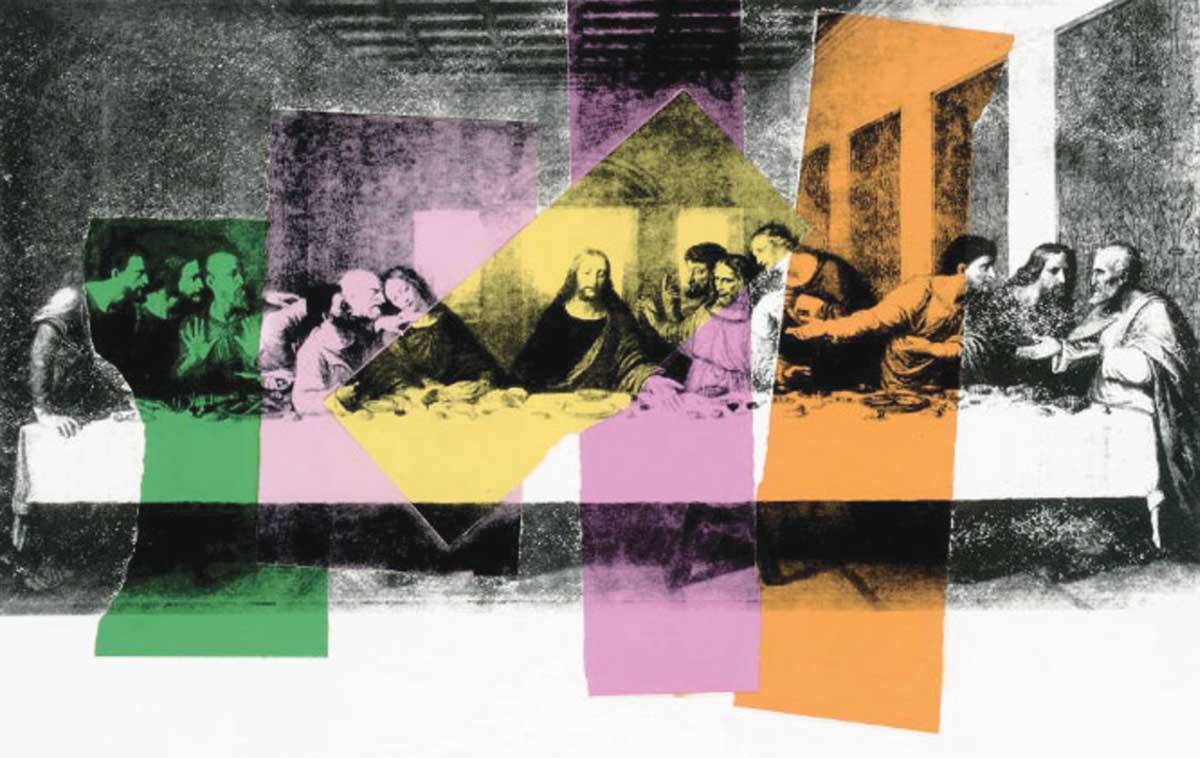 From Andy Warhol’s Last Supper series, 1987. Source: Where in Rome