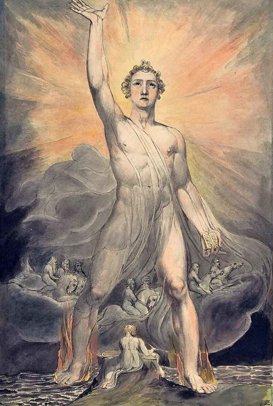 Angel of the Revelation, William Blake, ca. 1803. Source: The Metropolitan Museum of Art