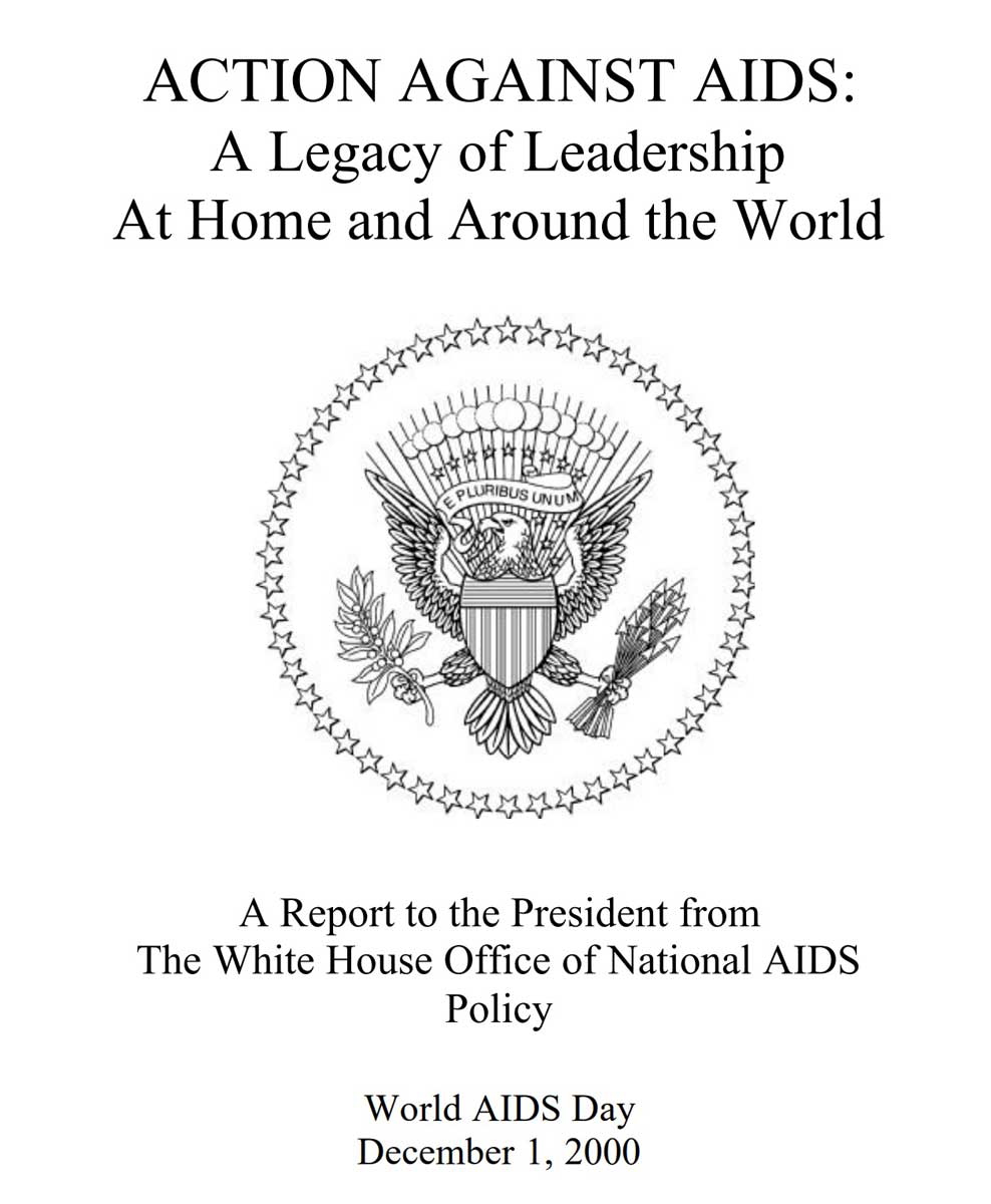 clinton white house office national aids policy