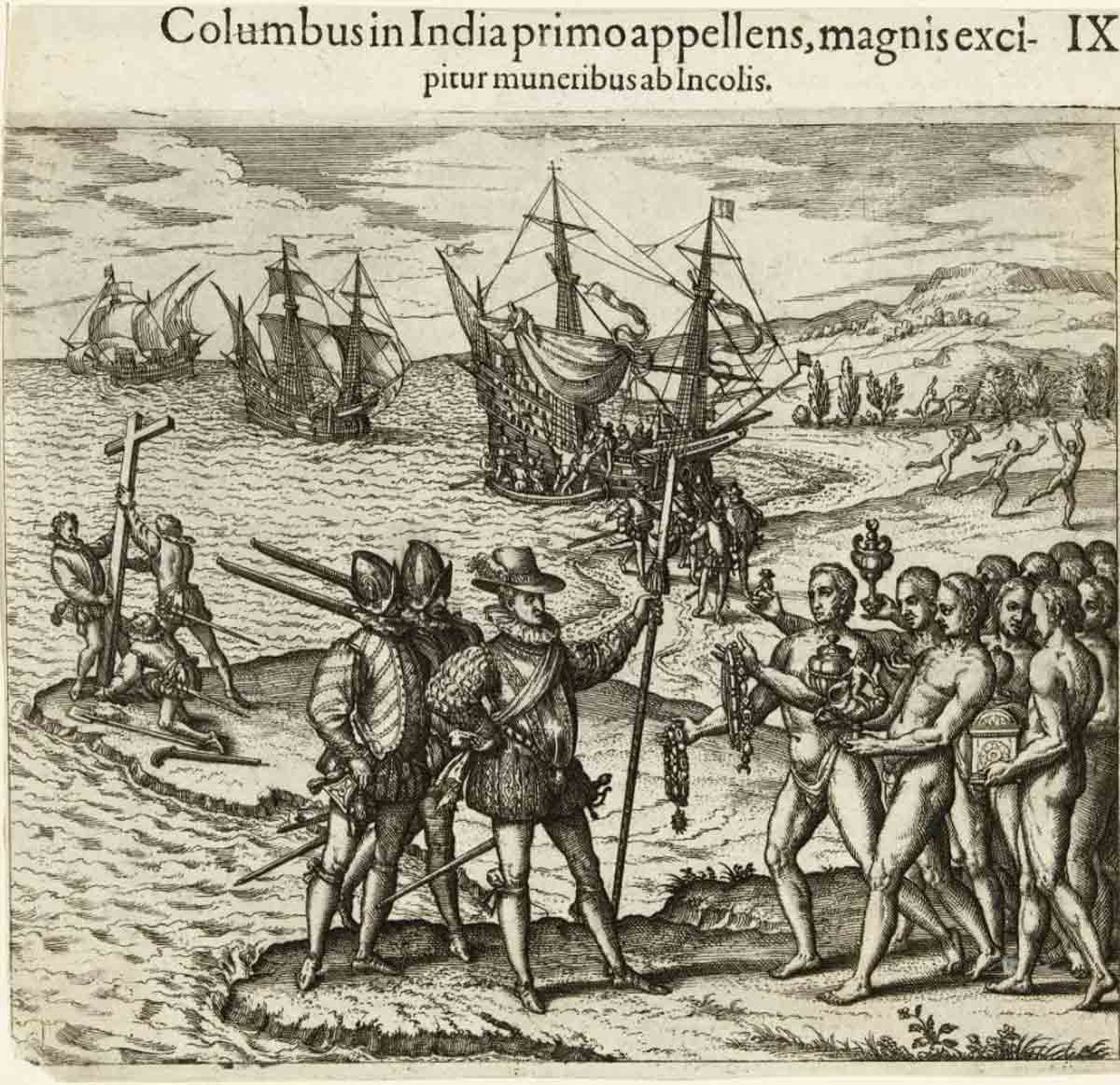 columbus discovers hispaniola bry