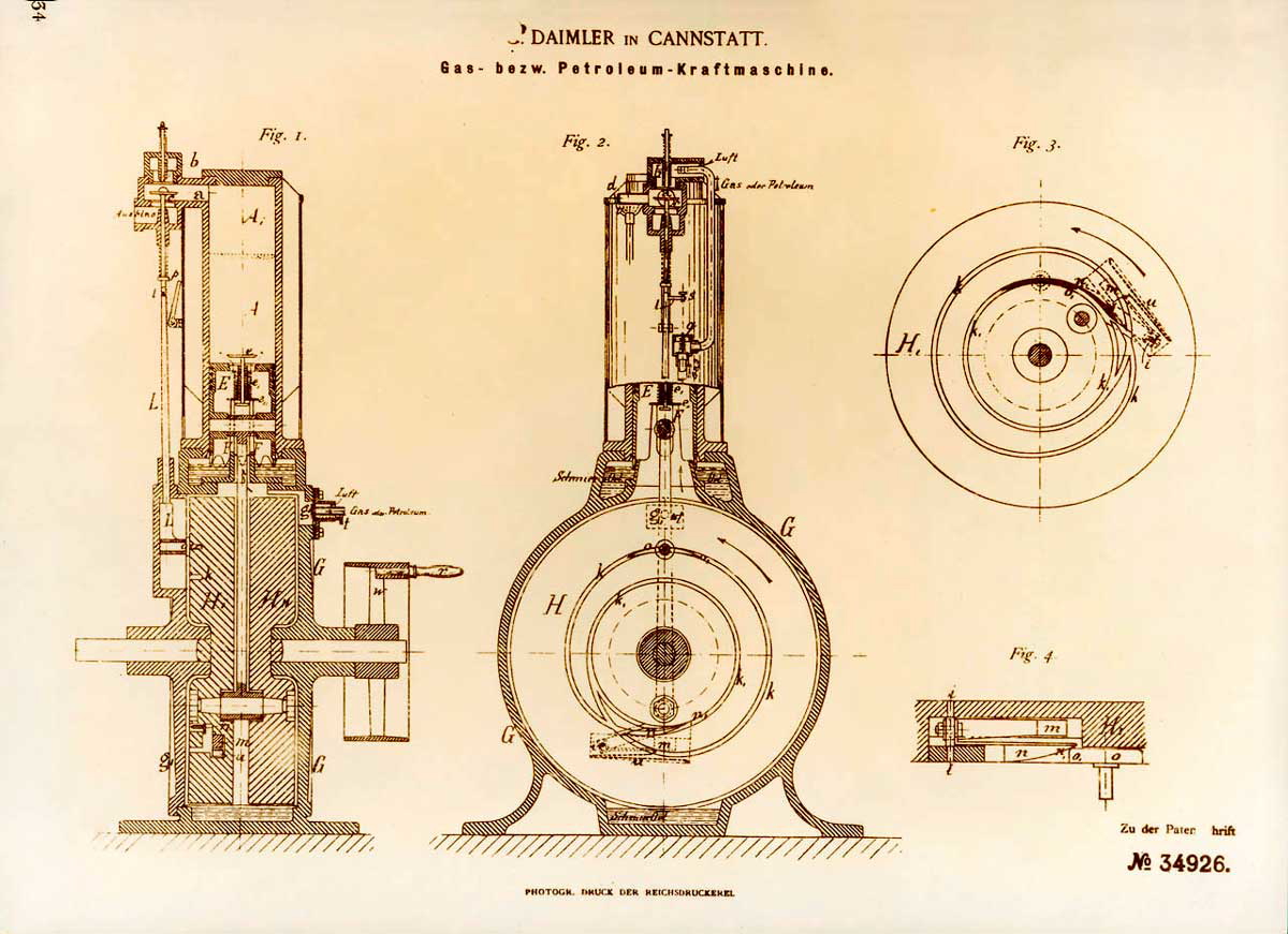 daimler engine 1885
