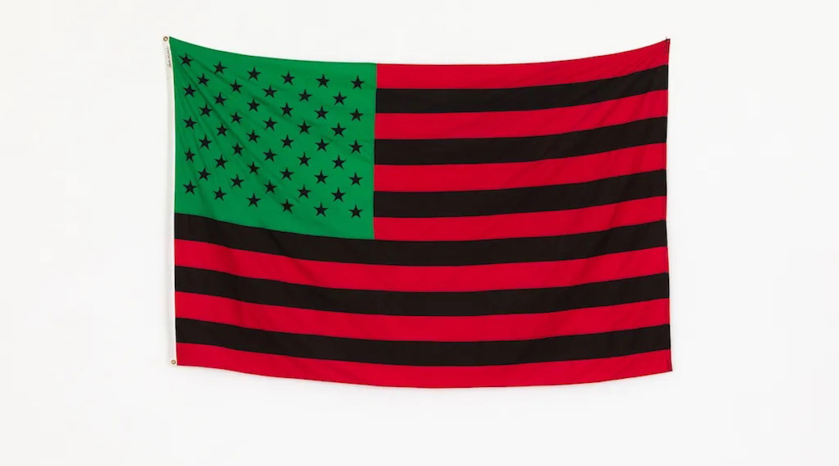 david hammons african american flag