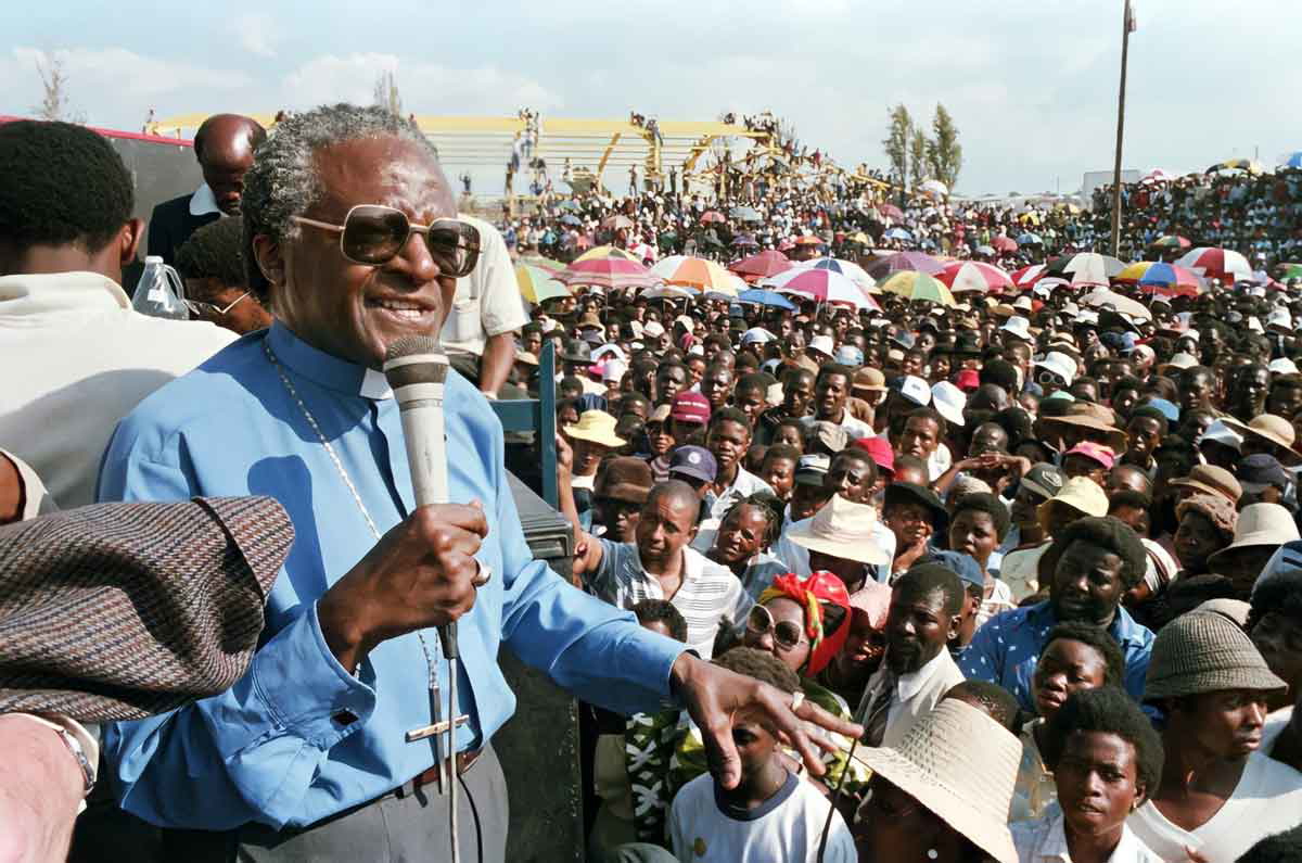 desmond tutu protest