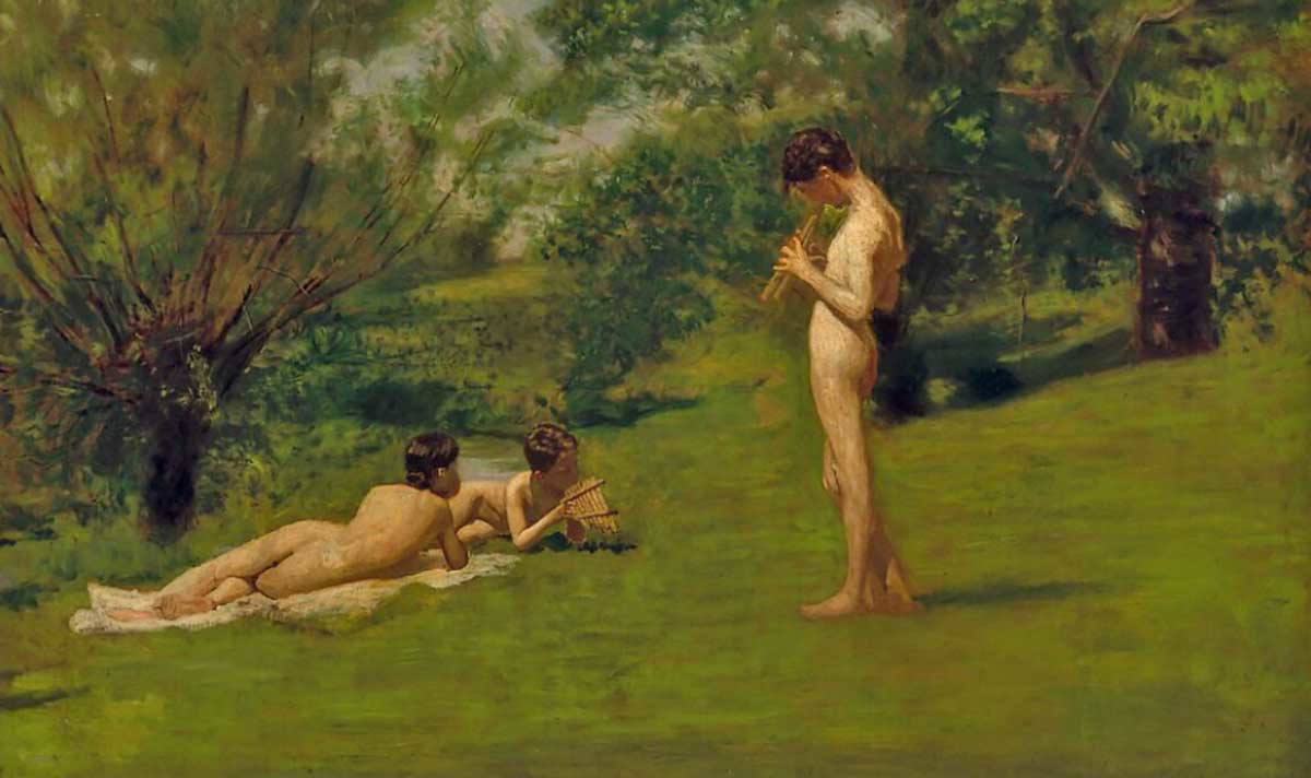 Arcardia, Thomas Eakins, 1883. Source: The Metropolitan Museum of Art