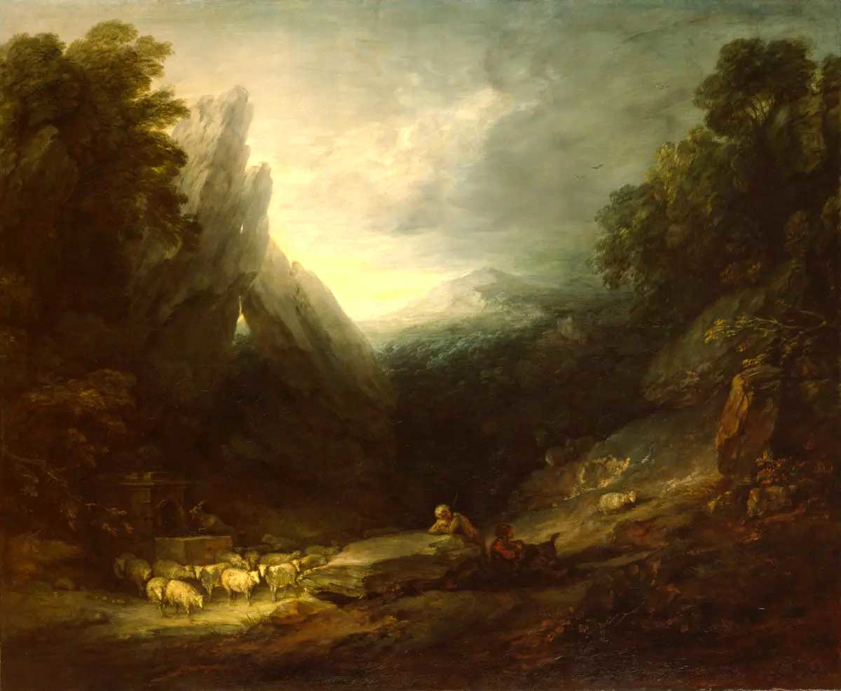 gainsborough sheep landscape painting