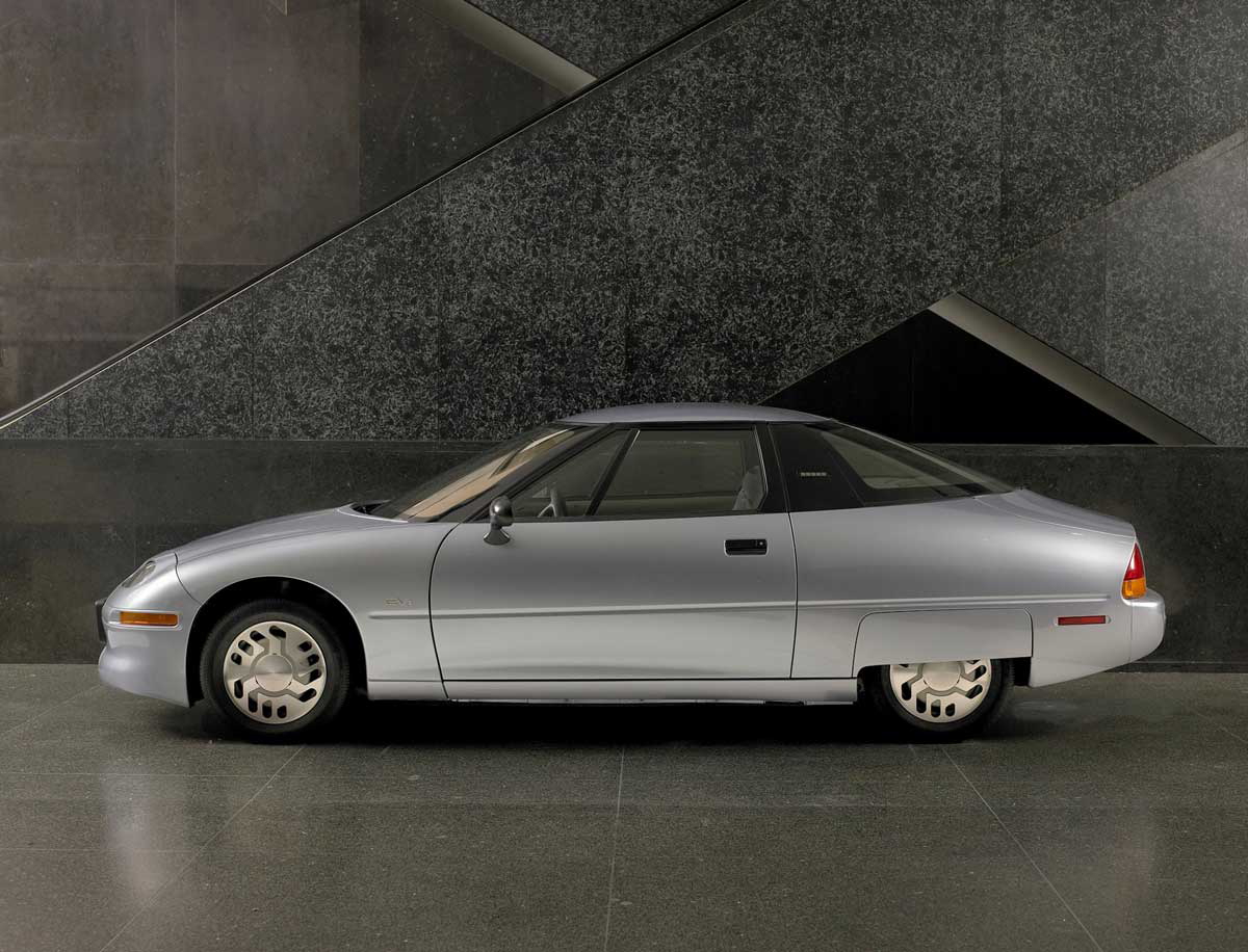 gm ev1 1990s electric car