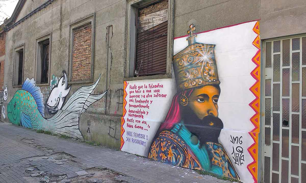 graffiti rastafari