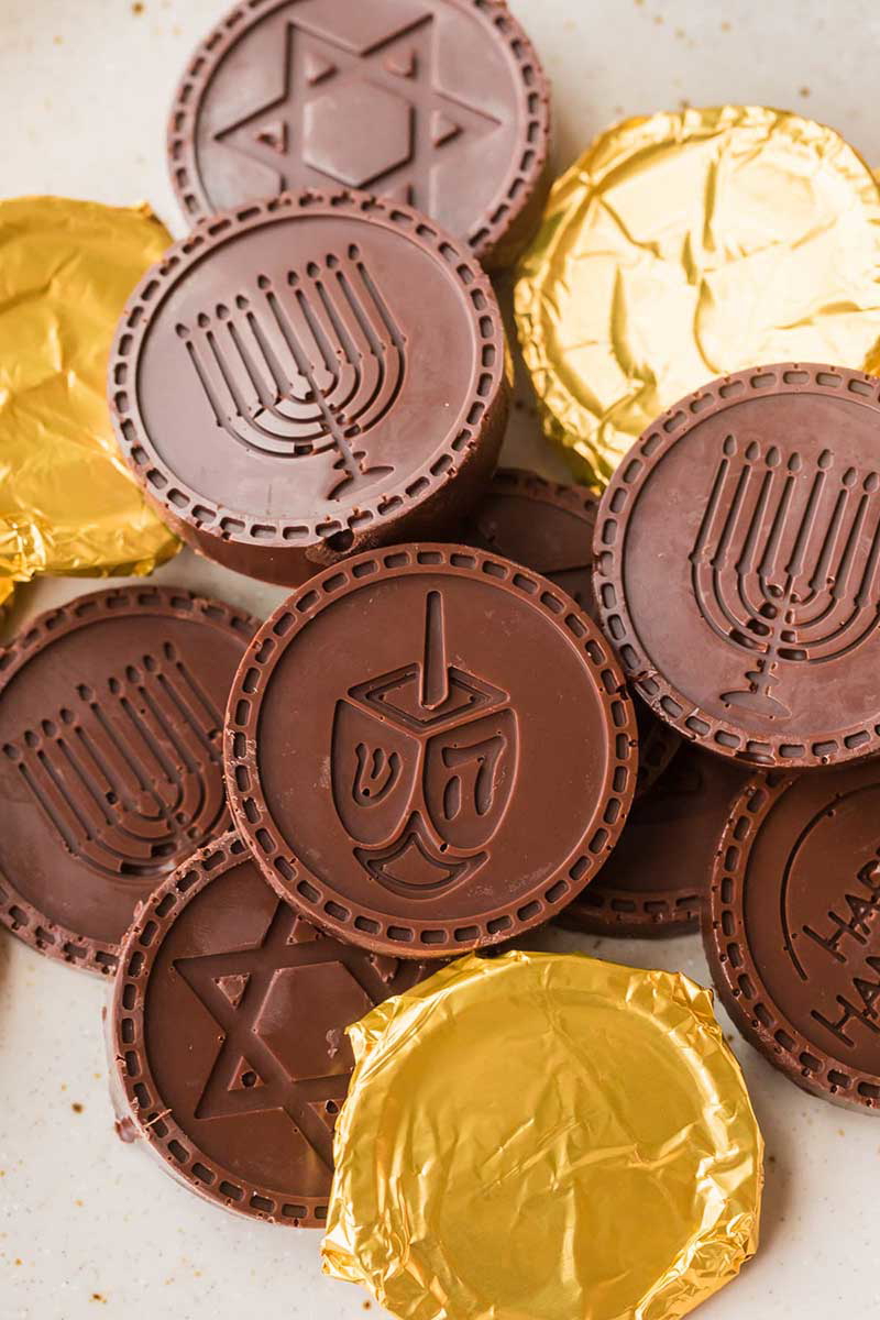 hanukkah gelt chocolate coins