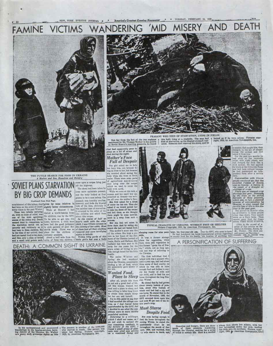 hearst walker holodomor in press photo