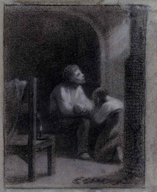 The Prayer, William Morris Hunt, 1860. Source: The National Gallery of Art