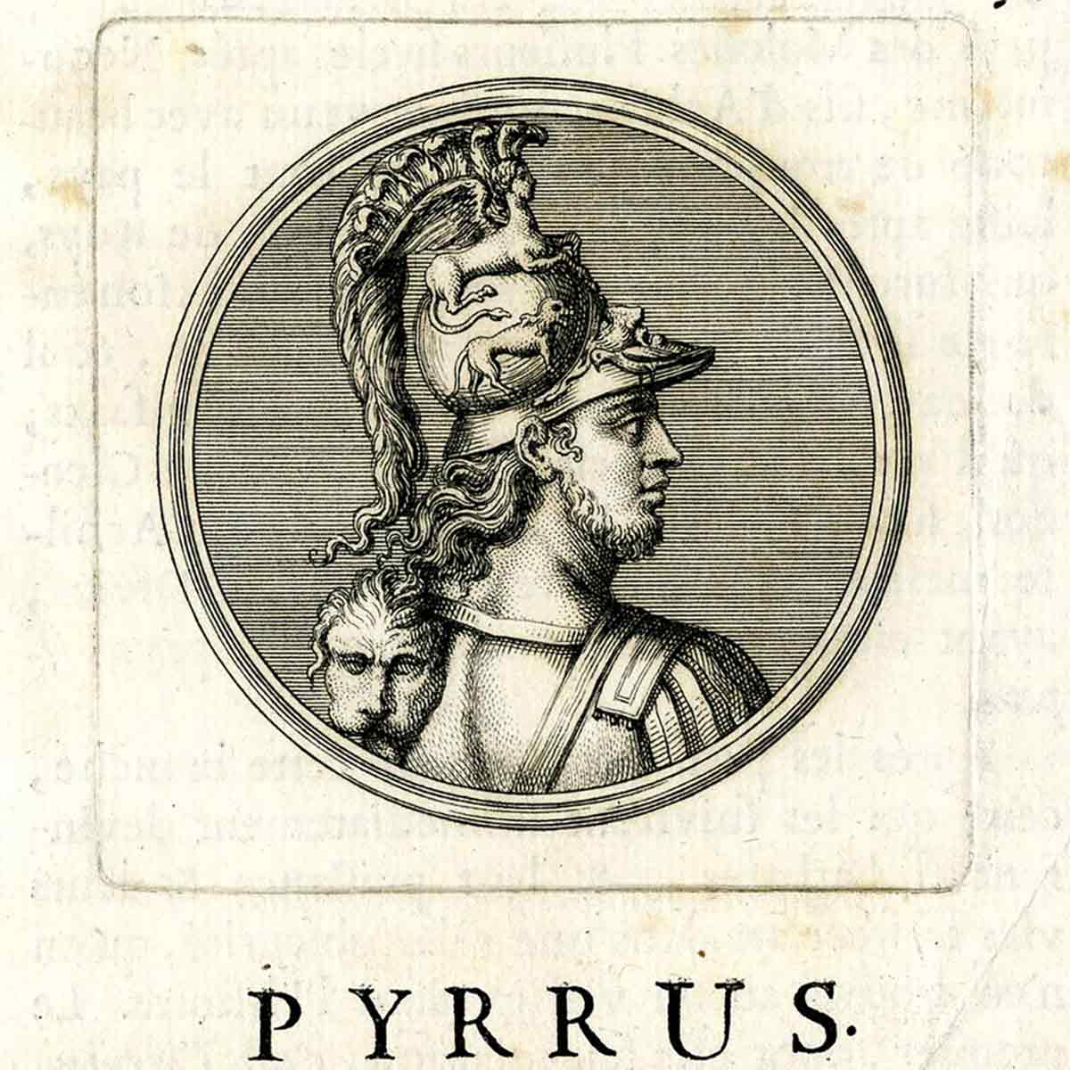 illustration plutarch pyrrhus dumesnil 1721 1735 british museum