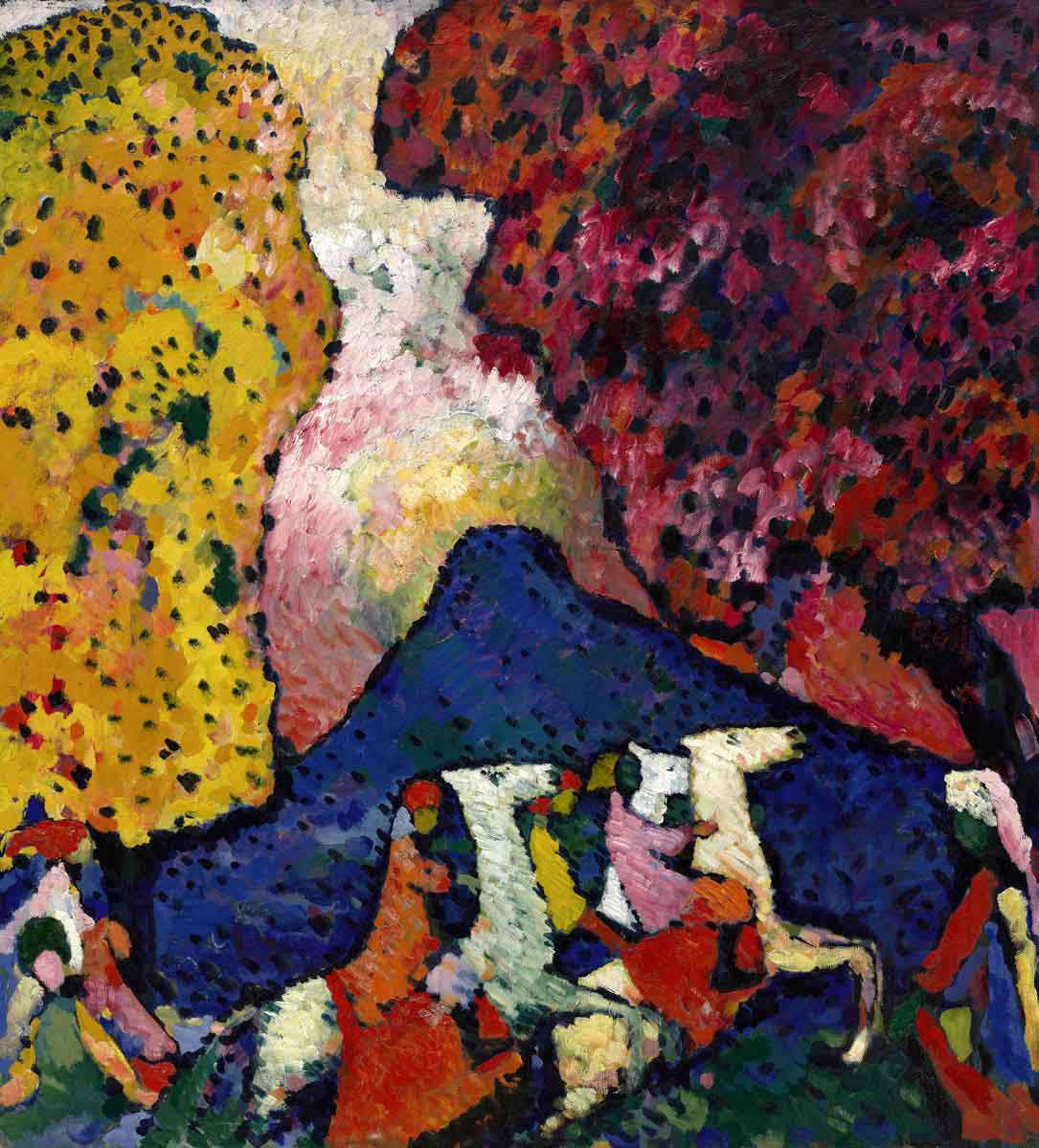 kandinsky blue mountain