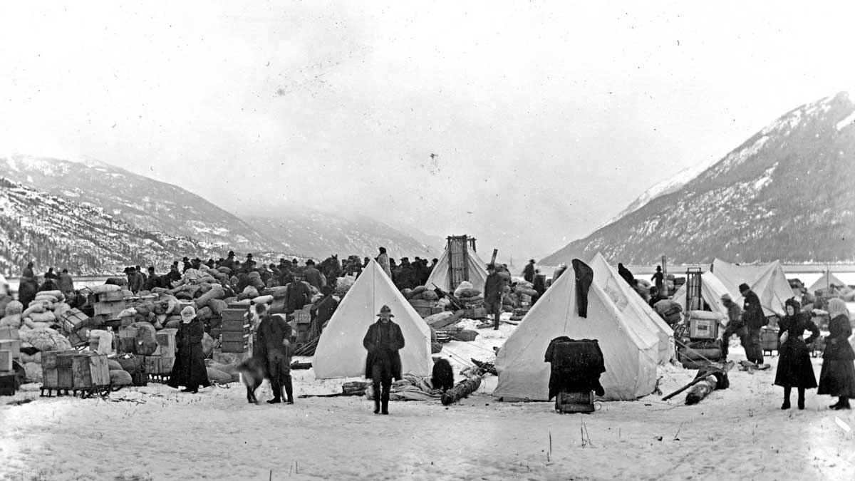 klondike gold rush tent city