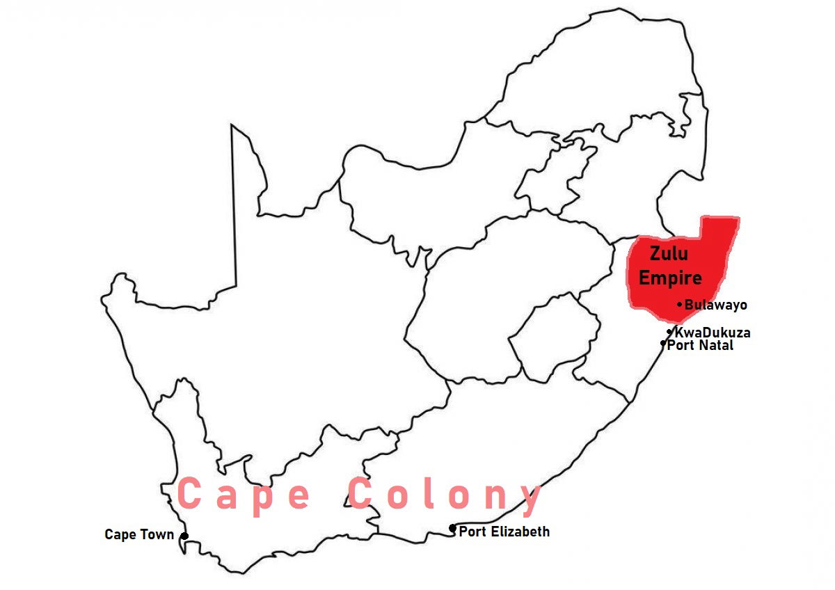 map south africa