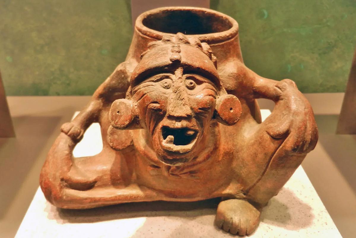 mayan chocolate pot