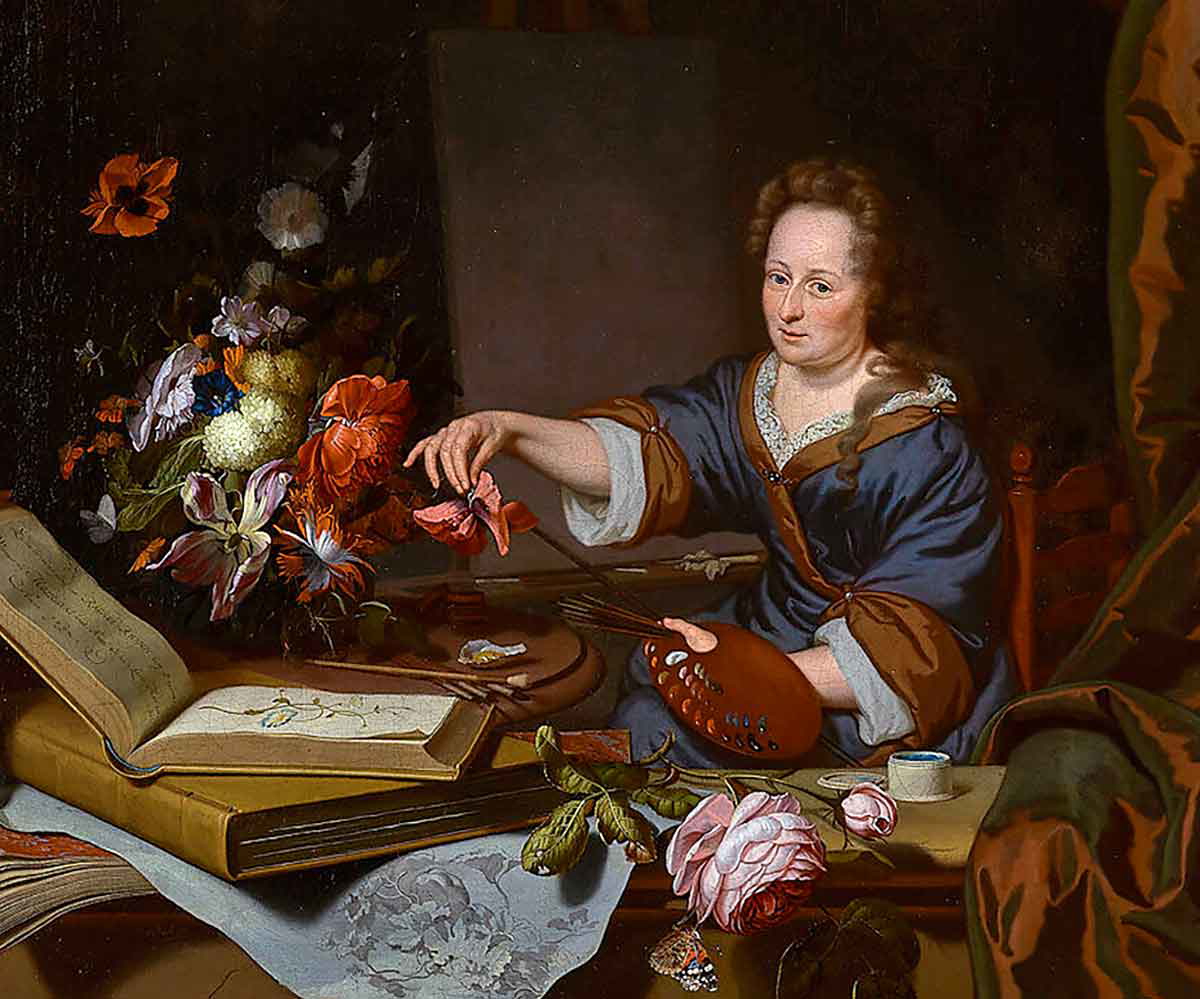 michiel van musscher rachel ruysch portrait