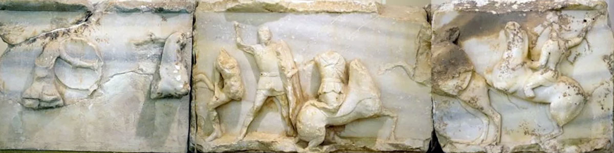monument aemilius paullus Delphi Pausanias Project