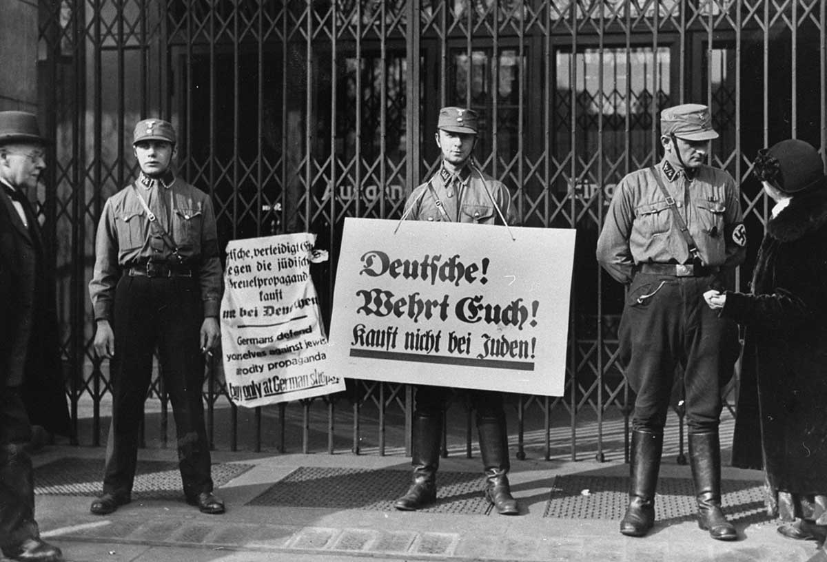 nazi boycott of jewish businesses