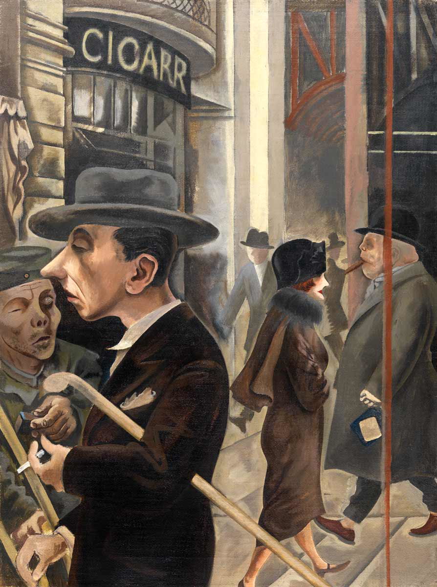 new objectivity george grosz street scene
