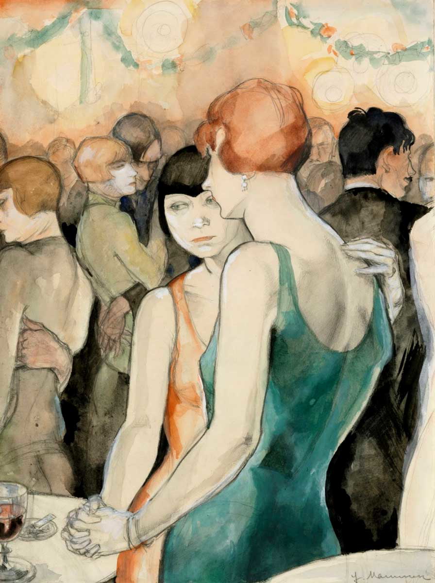 new objectivity jeanne mammem two women dancing