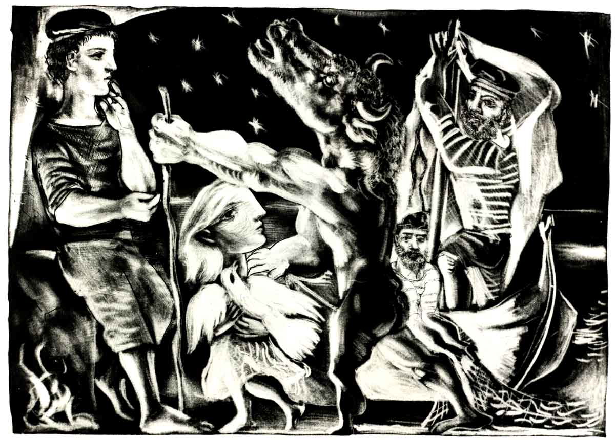 picasso minotaur greek mythological creatures