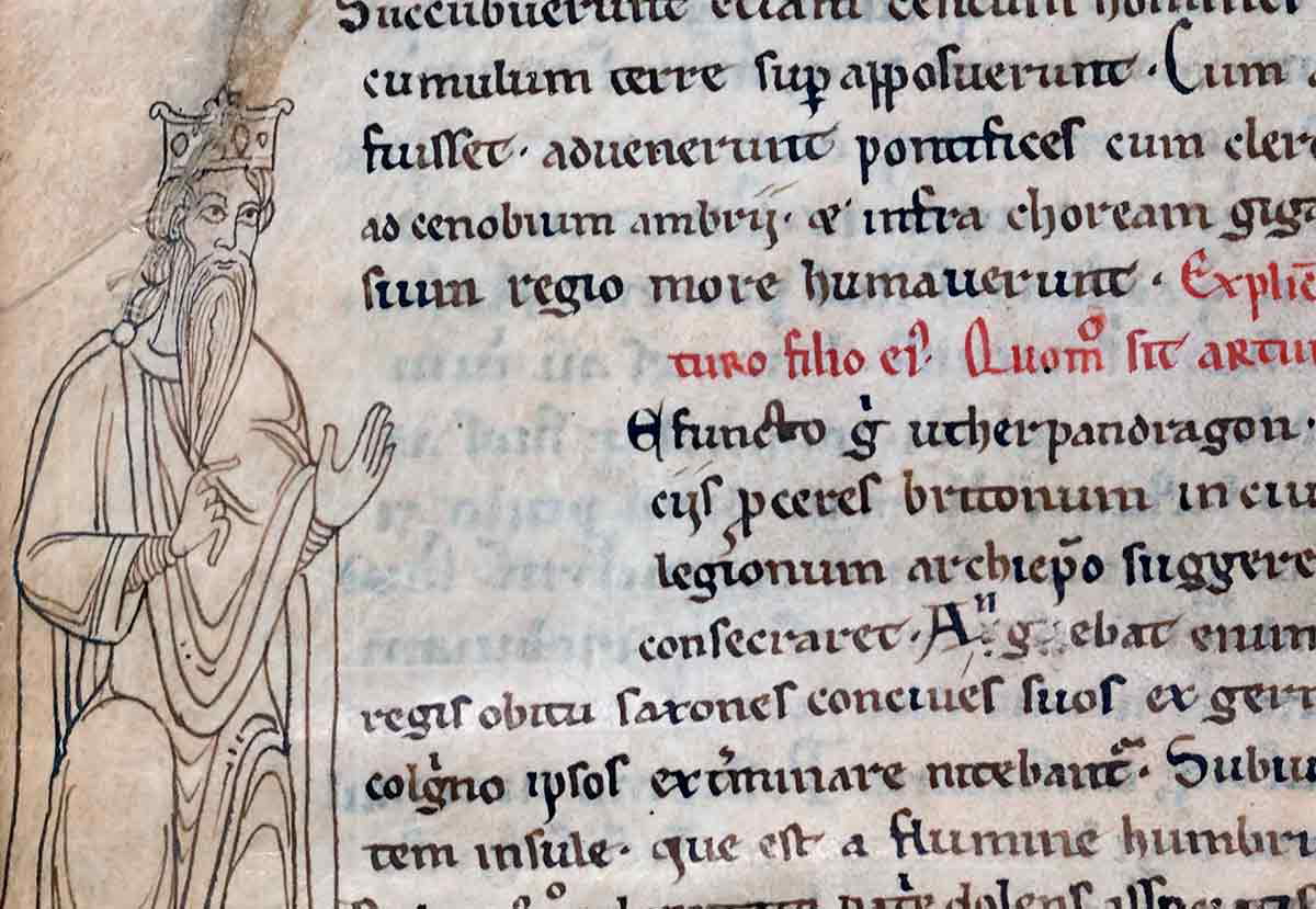 portrait king arthur history kings of britain