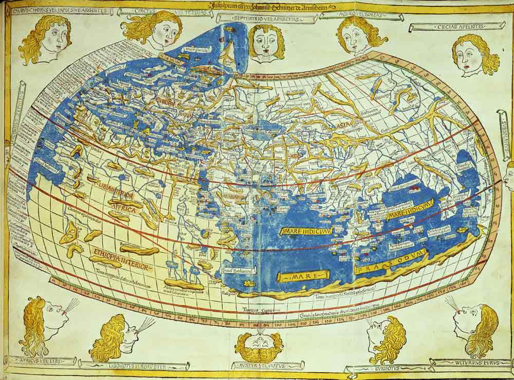 ptolemy world map leinhart holle