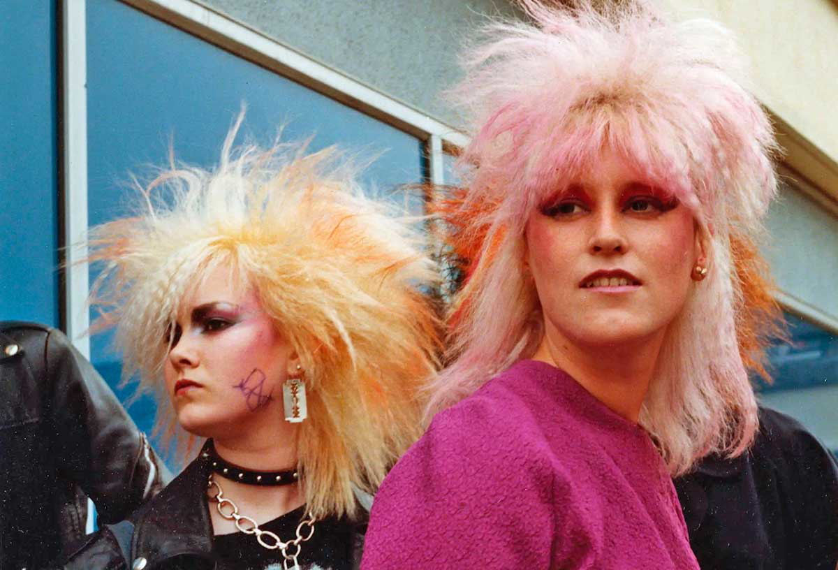 punks big hair