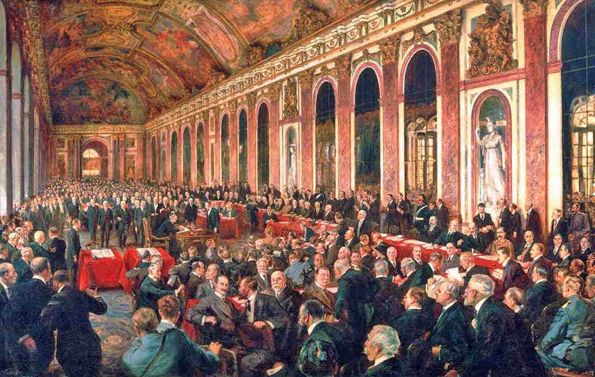 the signing of the treaty of versailles jospeh finnemore
