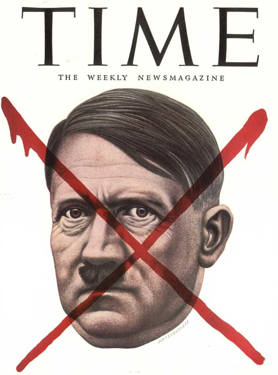 time magazine cover hitler dead