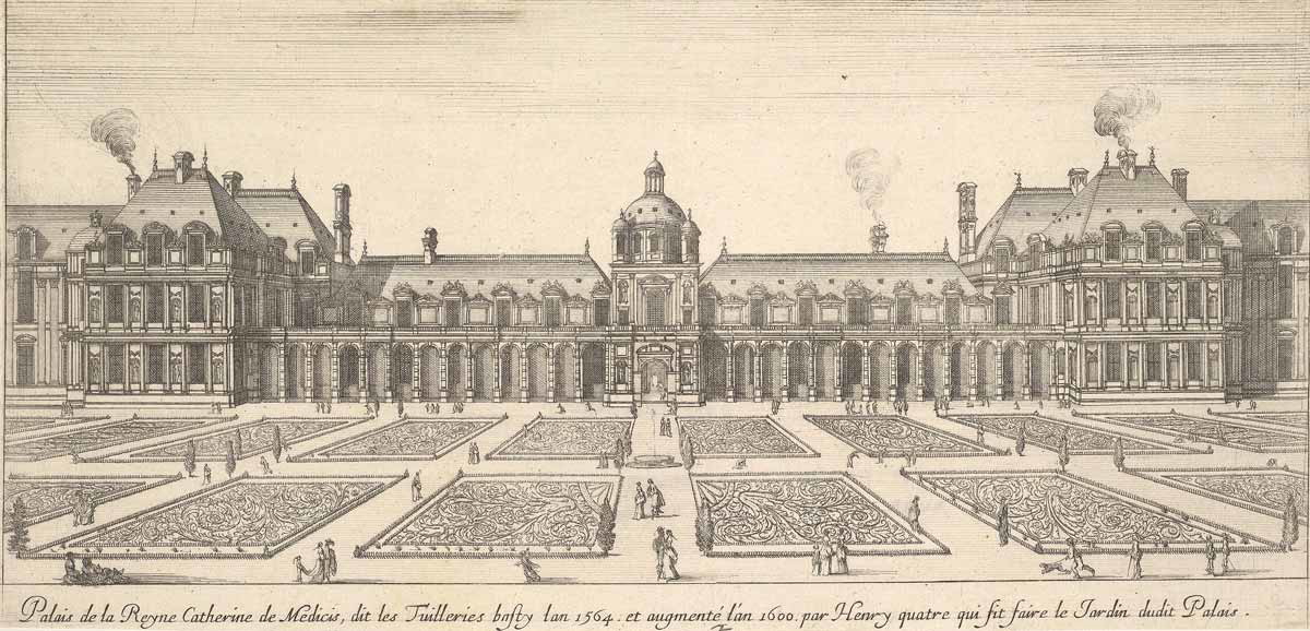 tuileries medici palace paris drawing