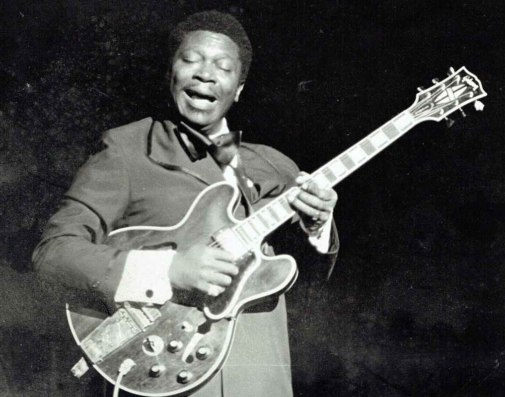 B.B. King performs at the Fillmore East, Chicago USA, 1971, Source: Wikimedia Commons