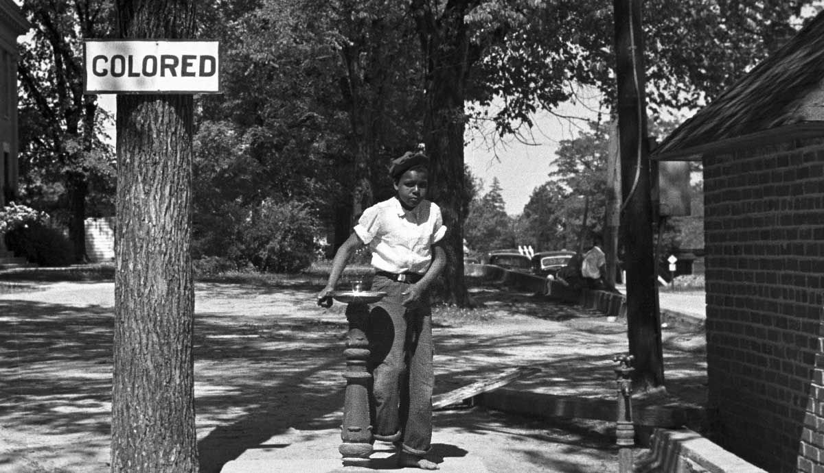 Jim Crow Colored Water Fountain segregation 1938