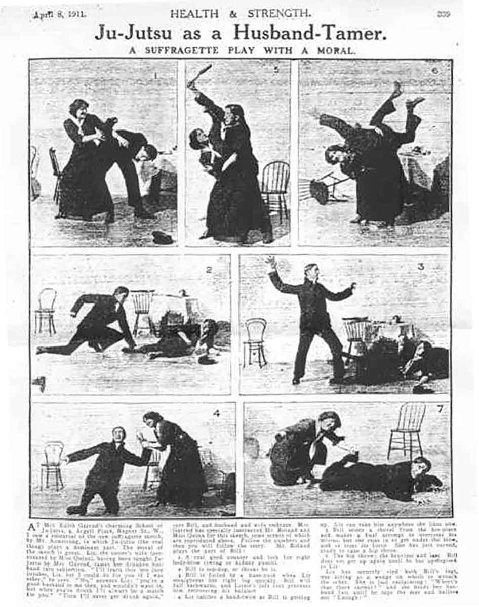 JuJutsu as a Husband-Tamer, in Health &Strength magazine, Source: Wikimedia Commons