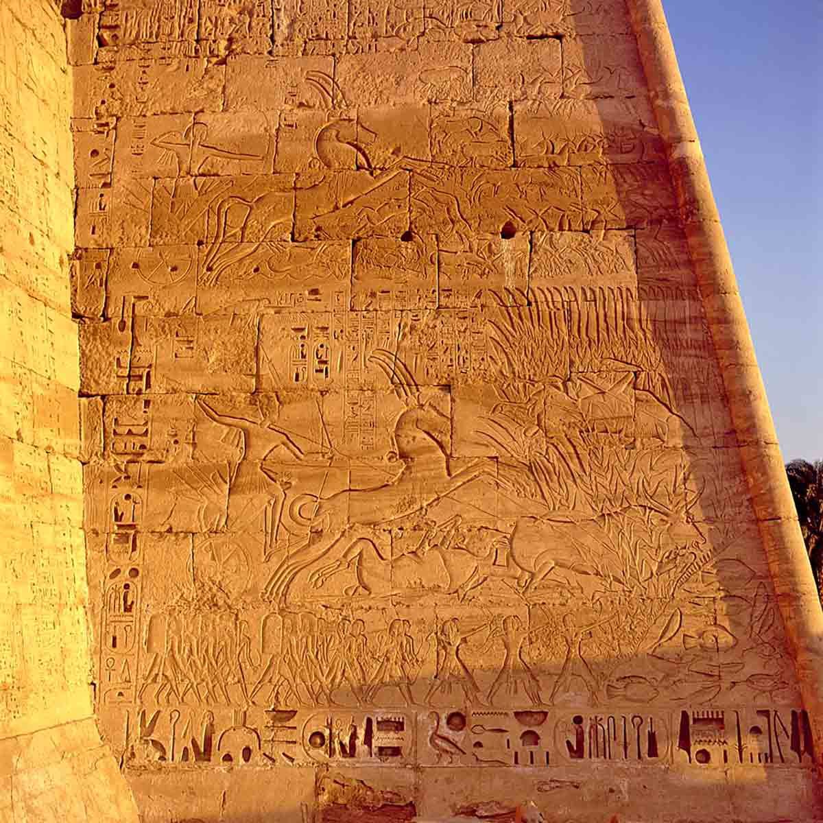 Ramesses iii hunting medinet habu