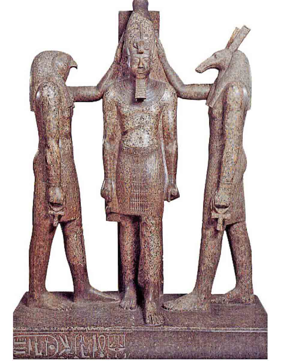 Ramesses iii seth horus statue