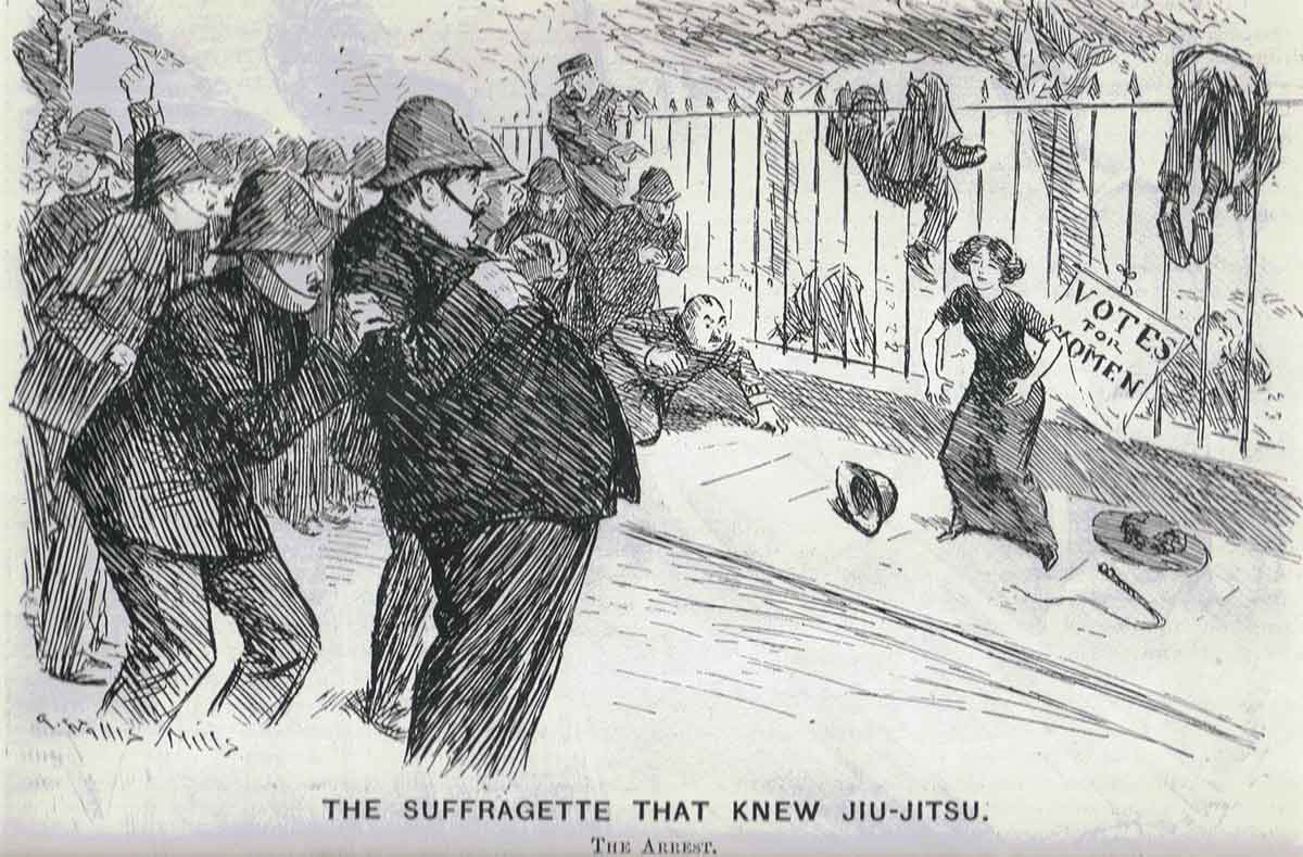 Edith Garrud, the Suffragette that knew jiujitsu, Source: Wikimedia Commons