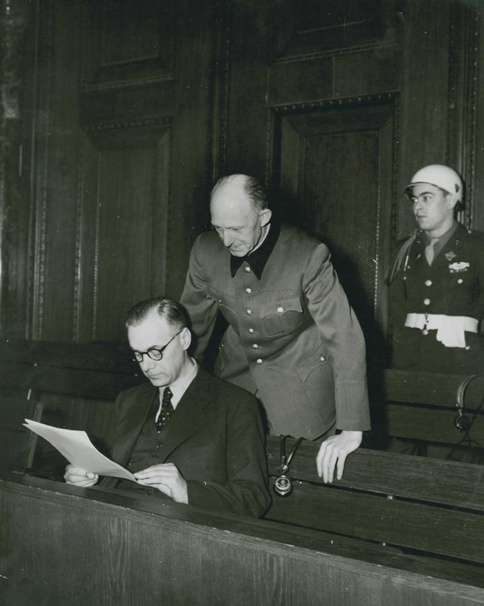 alfred rosenbger at the nuremberg trials
